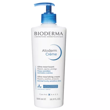 Hidratare piele uscata-atopica - Bioderma Atoderm Crema ultra hranitoare x 500 ml, medik-on.ro