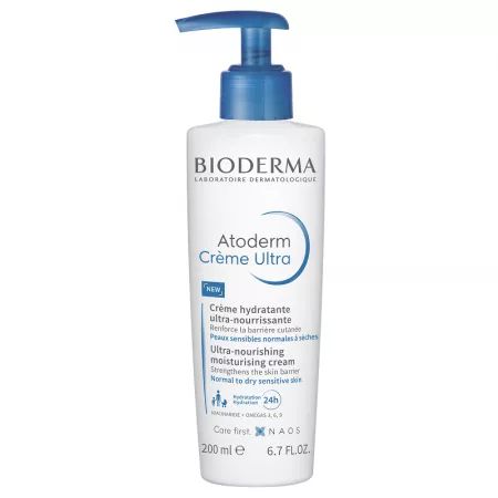 Hidratare piele uscata-atopica - Bioderma Atoderm Crema Ultra pentru hidratare intensa x 200ml, medik-on.ro