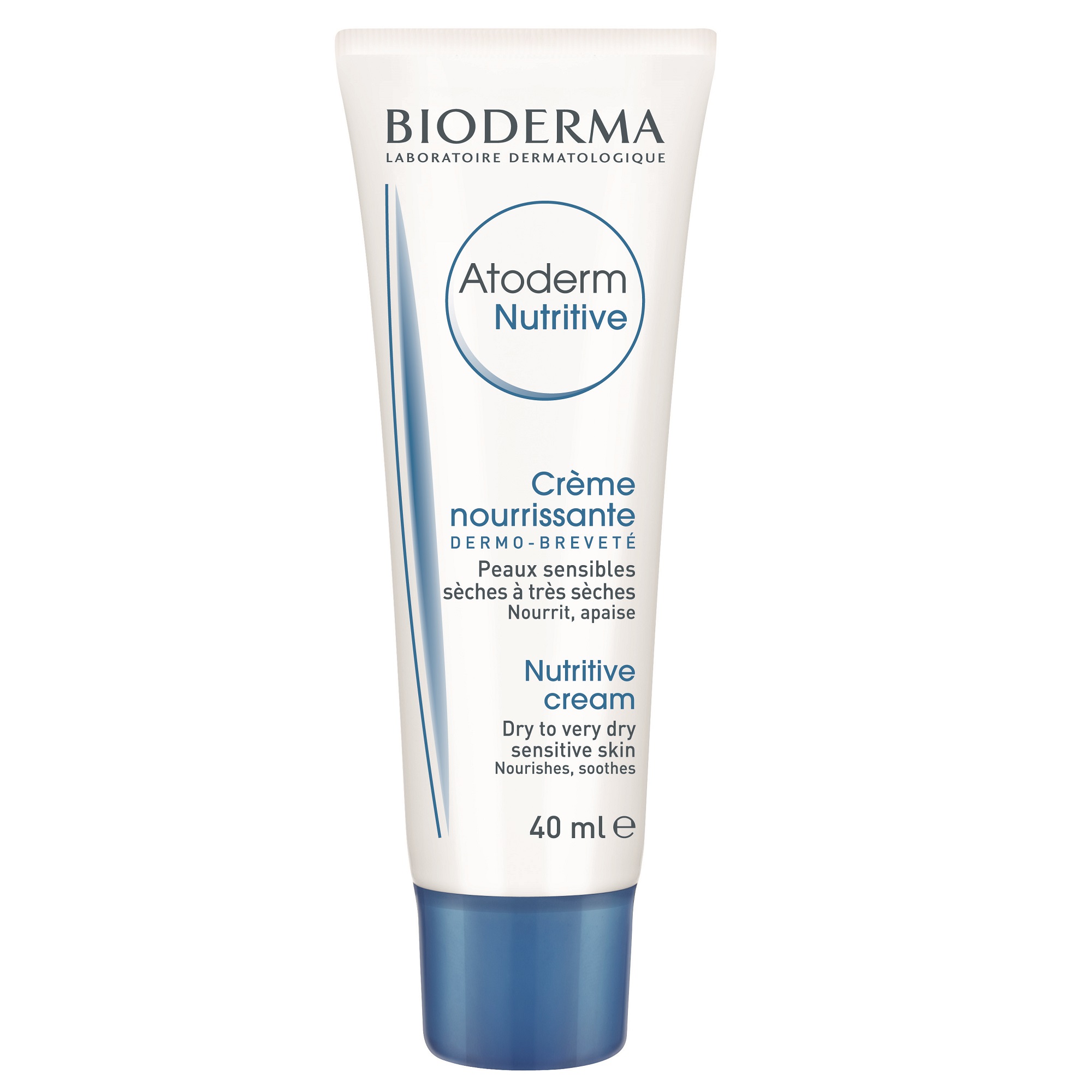 Ingrijire ten sensibil-uscat - Bioderma Atoderm Nutritive crema pentru piele sensibila, uscata sau foarte uscata x 40ml, medik-on.ro