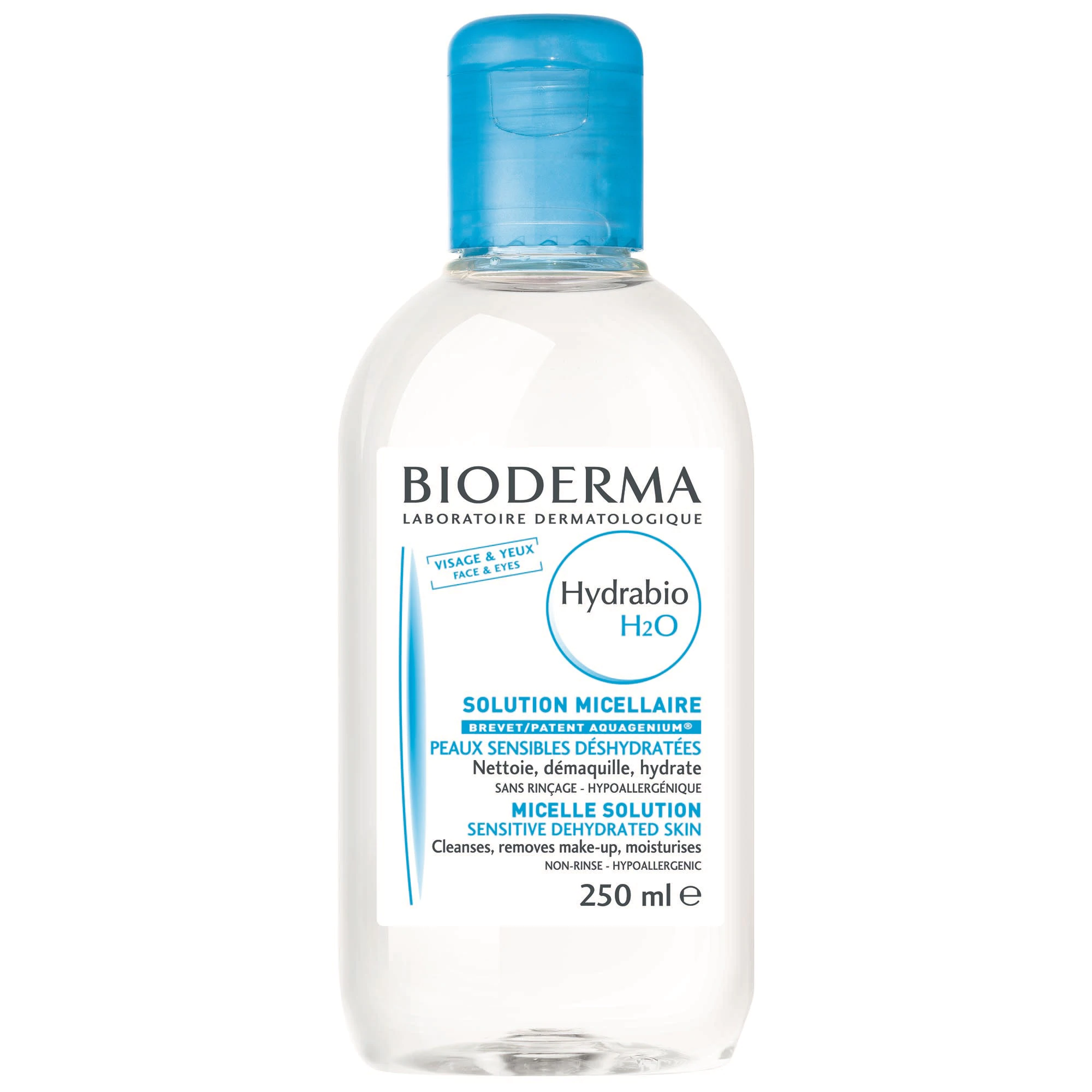 Lotiune micelara - Bioderma Hydrabio H2O solutie micelara hidratanta x 250ml, medik-on.ro