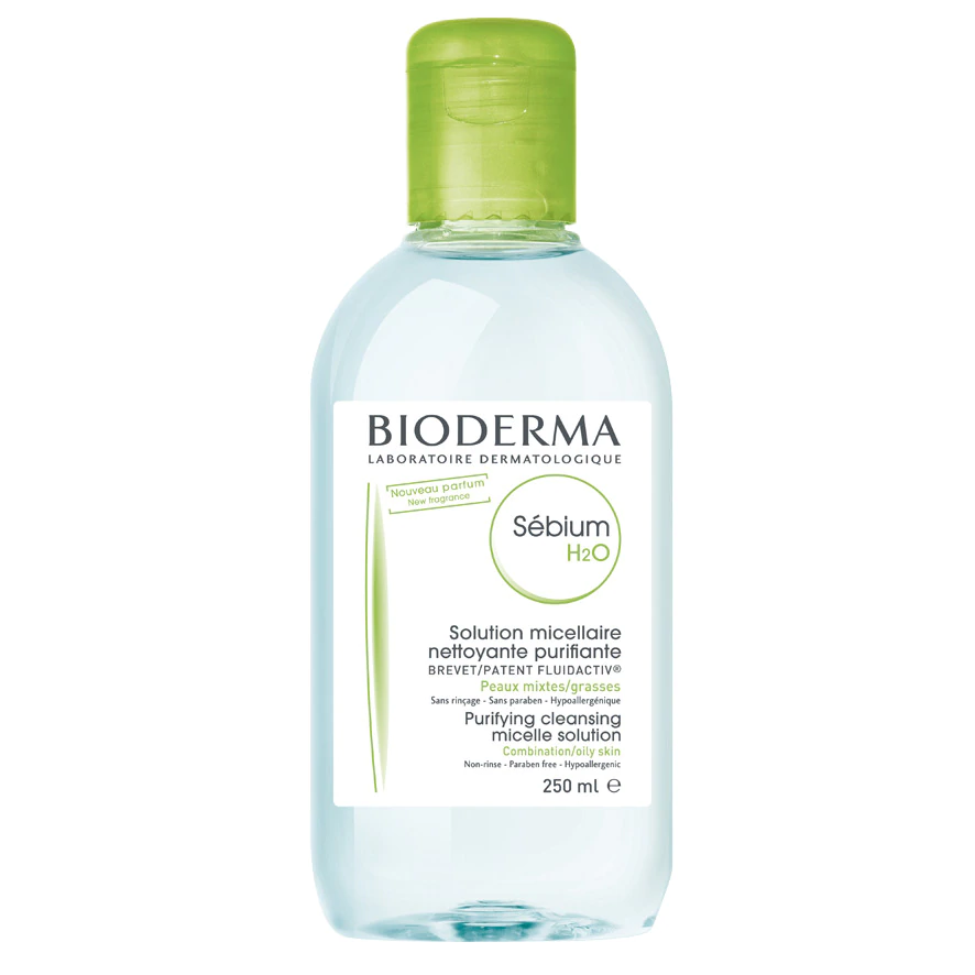 Lotiune micelara - Bioderma Sebium H2O Apa micelara pentru ten gras acneic x 250ml, medik-on.ro