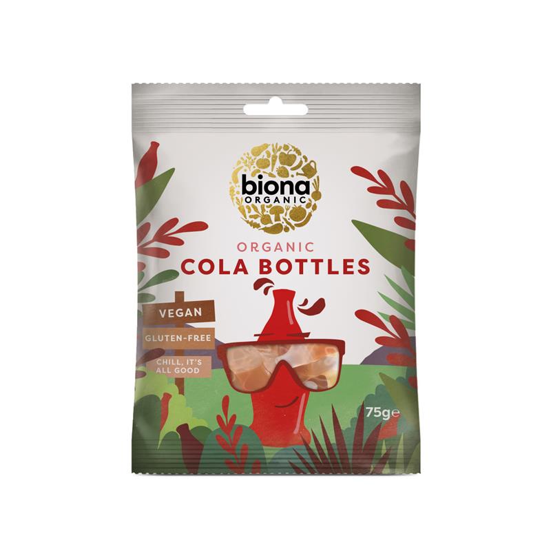Dulciuri sanatoase - Biona jeleuri coca cola BIO x 75 grame, medik-on.ro