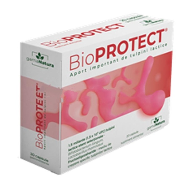 Probiotice si prebiotice - Bioprotect probiotic pentru echilibrarea florei intestinale x 20 capsule gastrorezistente, medik-on.ro
