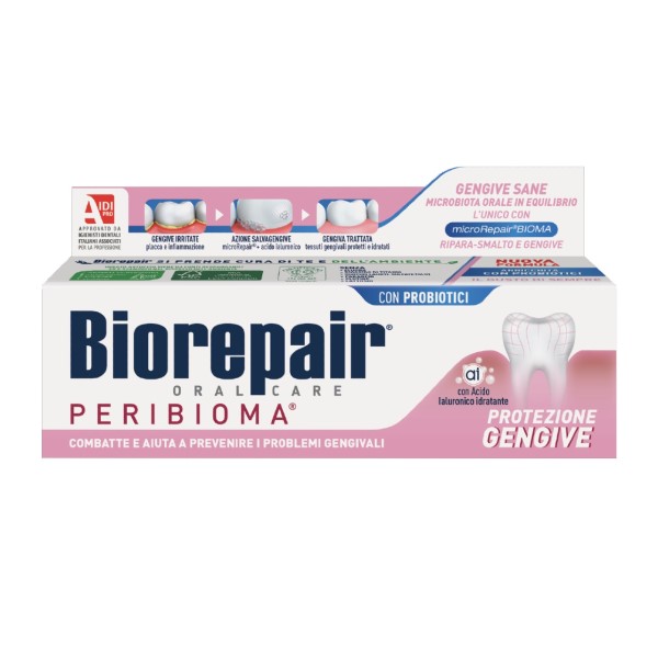 Paste de dinti - Biorepair Peribioma pasta de dinti cu probiotice x 75ml, medik-on.ro