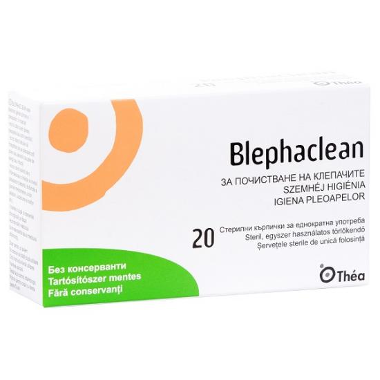 Servetele oftalmice - Blephaclean x 20 tampoane sterile, medik-on.ro