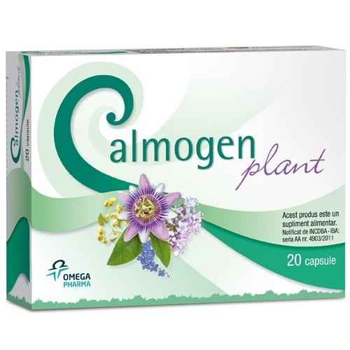 Calmante si somn linistit - Calmogen Plant x 20 capsule, medik-on.ro