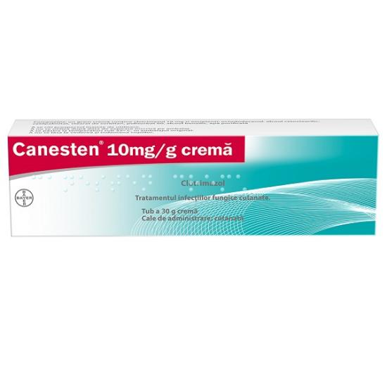 OTC - medicamente fara reteta - Canesten 10mg/g crema x 30 grame, medik-on.ro