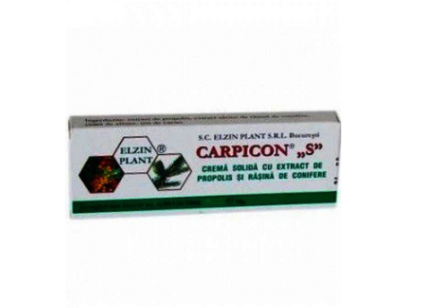 Hemoroizi - Carpicon S supozitoare cu propolis x 10 bucati, medik-on.ro