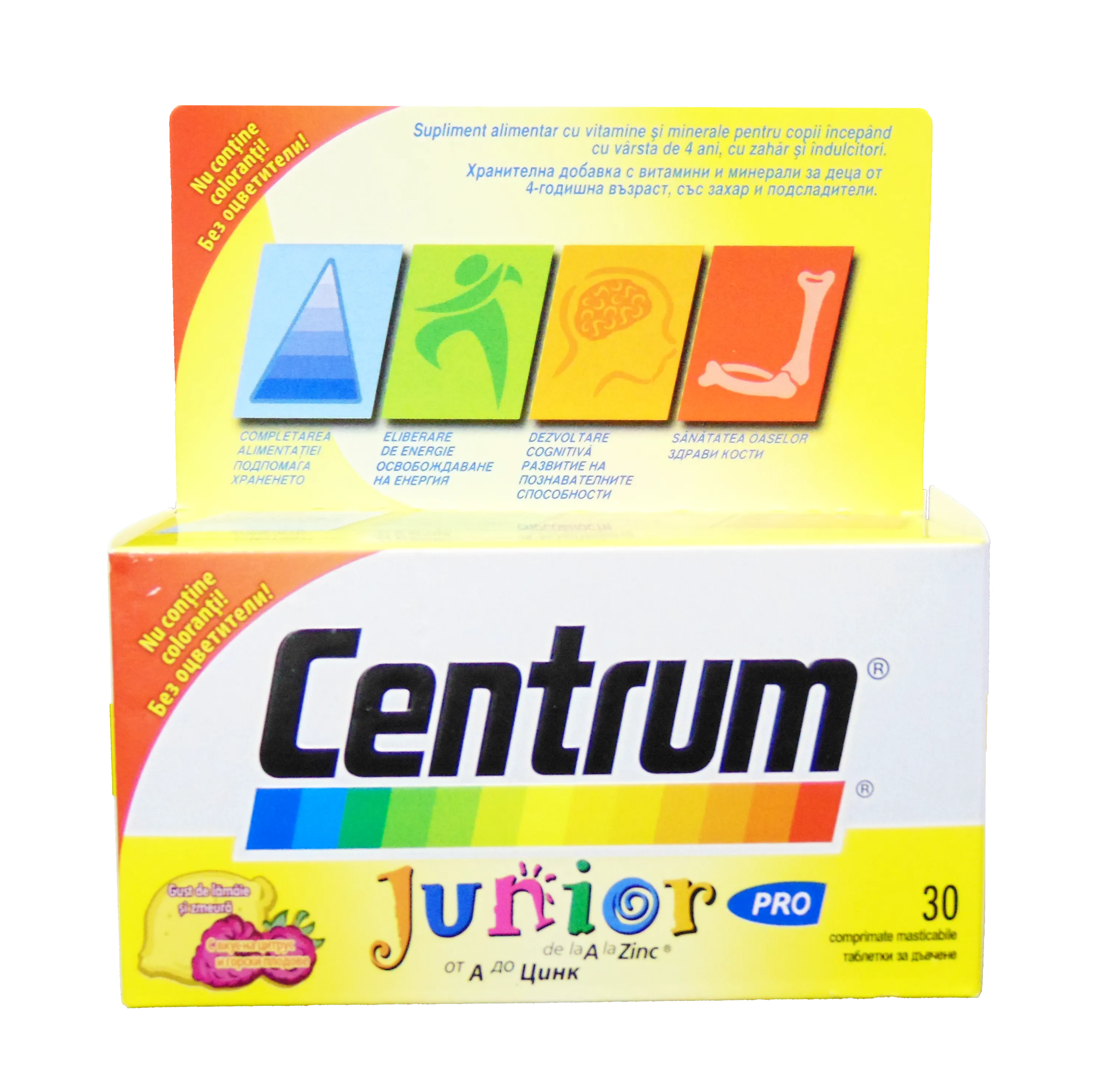 Vitamine - Centrum junior x 30 comprimate masticabile, medik-on.ro