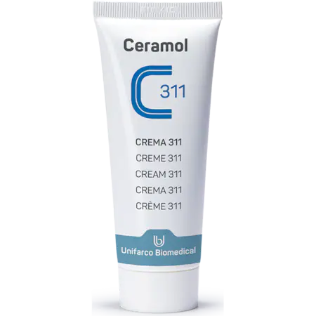 Hidratare piele uscata-atopica - Ceramol 311 Crema tratament pentru piele uscata, deshidratata, cu dermatita x 75ml, medik-on.ro