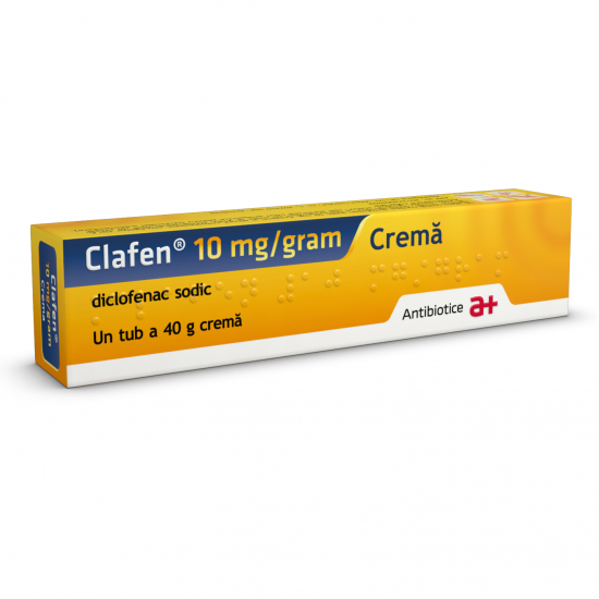 OTC - medicamente fara reteta - Clafen 1% crema x 40 grame, medik-on.ro