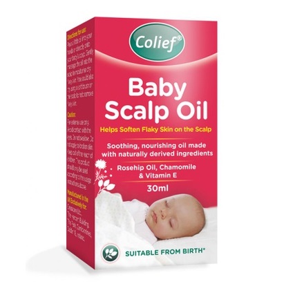 Sampon si balsam de par - Colief Baby scalp oil pentru cruste de lapte x 30ml, medik-on.ro