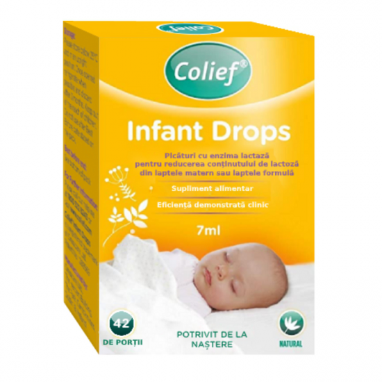 Colici copii - Colief Infant drops x 7ml, medik-on.ro