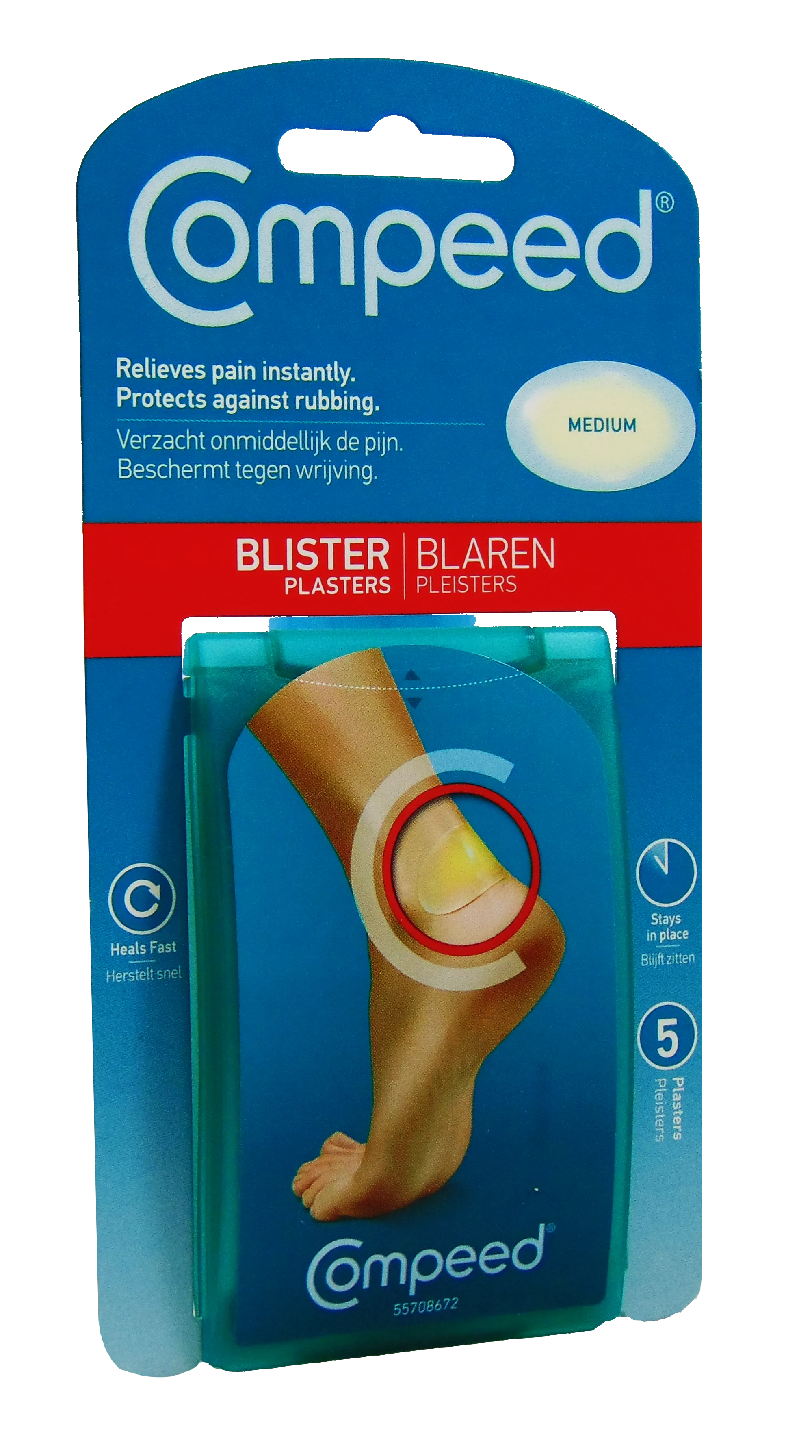 Ingrijire picioare - Compeed plasture basici mediu x 5 bucati, medik-on.ro