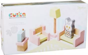 Jucarii educative - Cubika Jucarie din Lemn Cubika Set Constructii (cod 15030), medik-on.ro