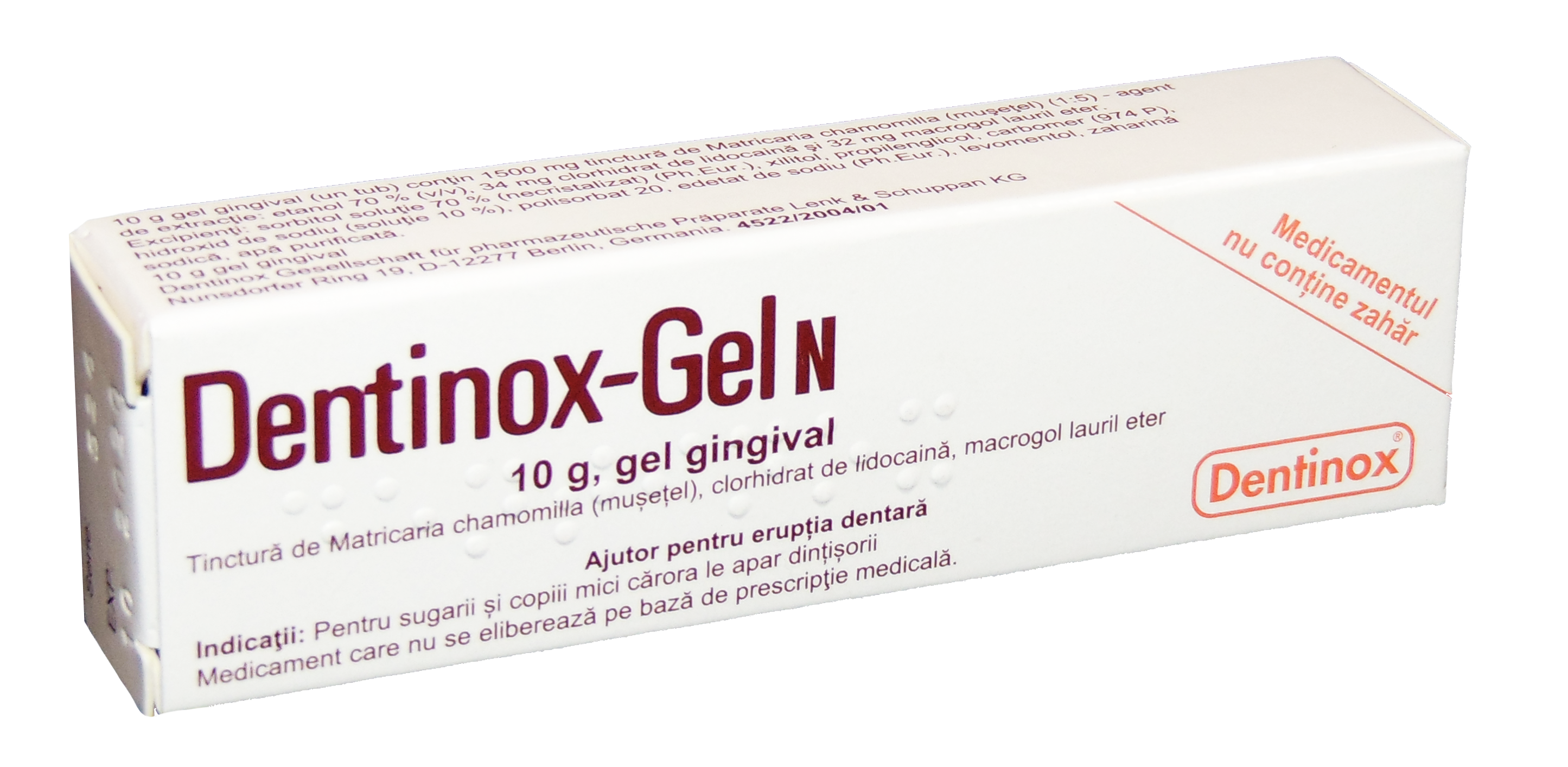 Geluri gingivale - Dentinox Gel de dinti pentru copii x 10 grame, medik-on.ro
