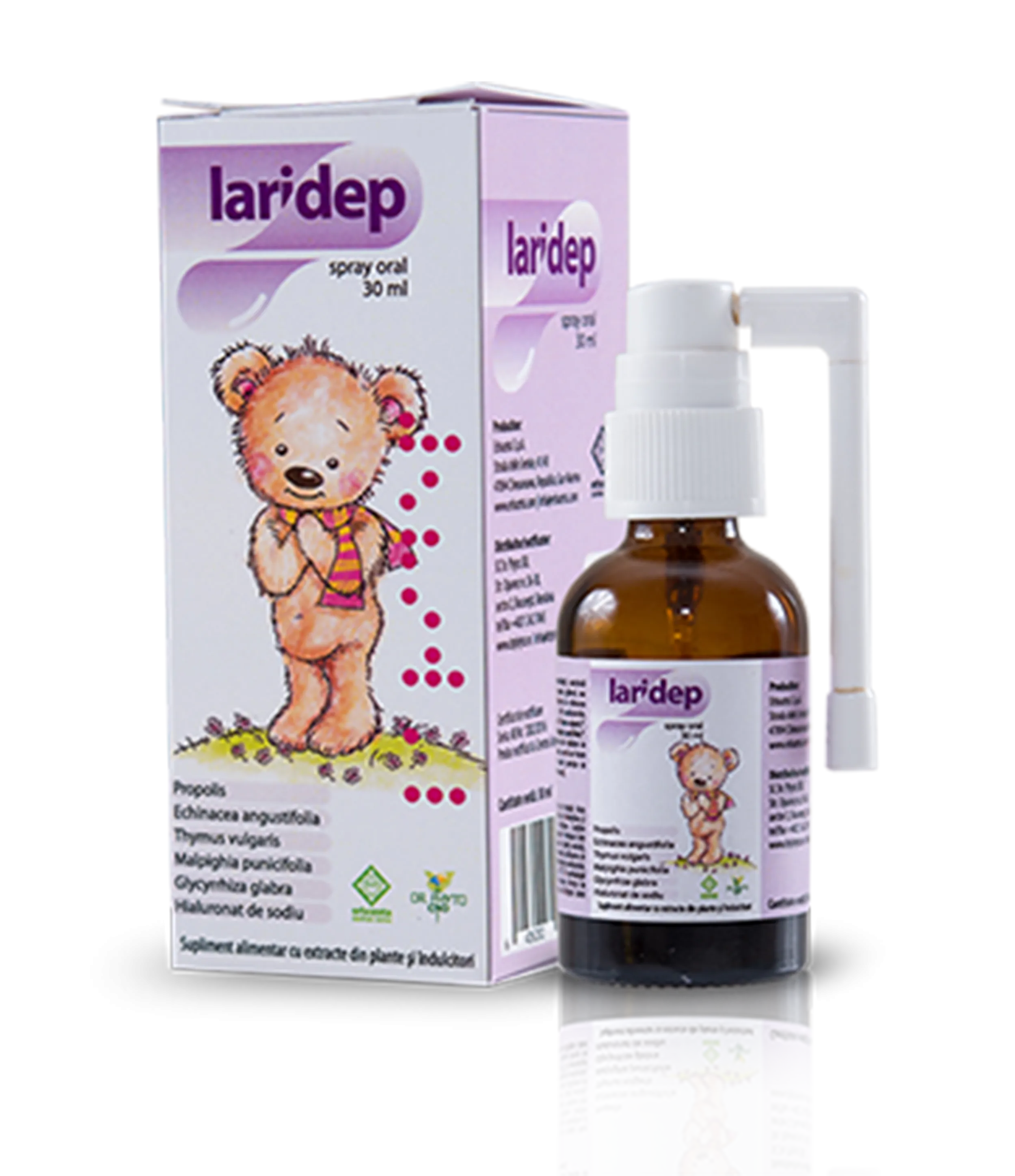 Dureri de gat - Dr. Phyto Laridep spray oral x 30ml, medik-on.ro