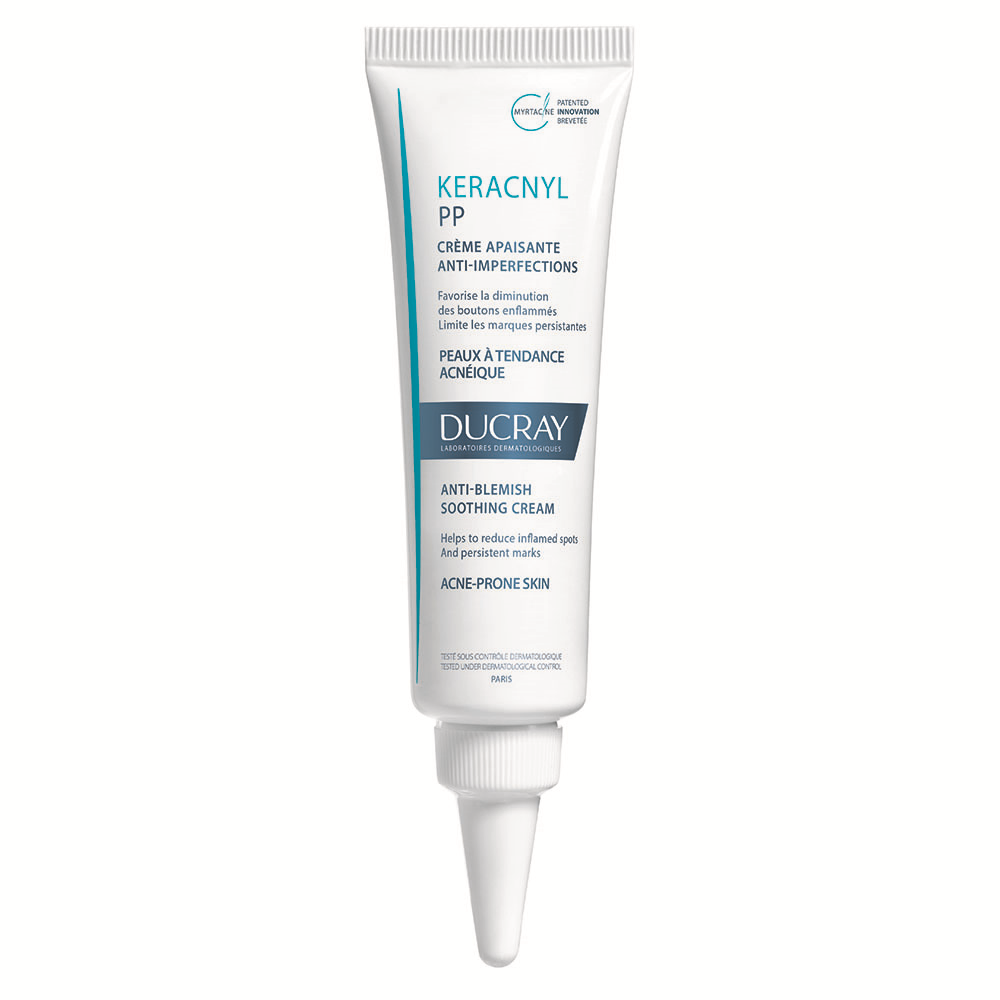 Ingrijire ten gras-acneic - Ducray Keracnyl PP crema anti-acnee x 30ml, medik-on.ro