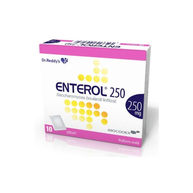 OTC - medicamente fara reteta - Enterol 250mg pulbere orala x 10 plicuri, medik-on.ro