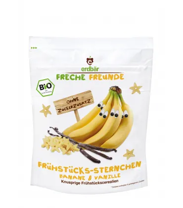 Cereale - Erdbar cereale mic dejun erdbar cu banane si vanilie eco x 125 grame, medik-on.ro