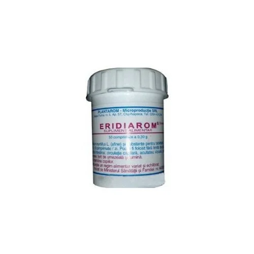 Enzime digestive - Eridiarom x 50 comprimate, medik-on.ro