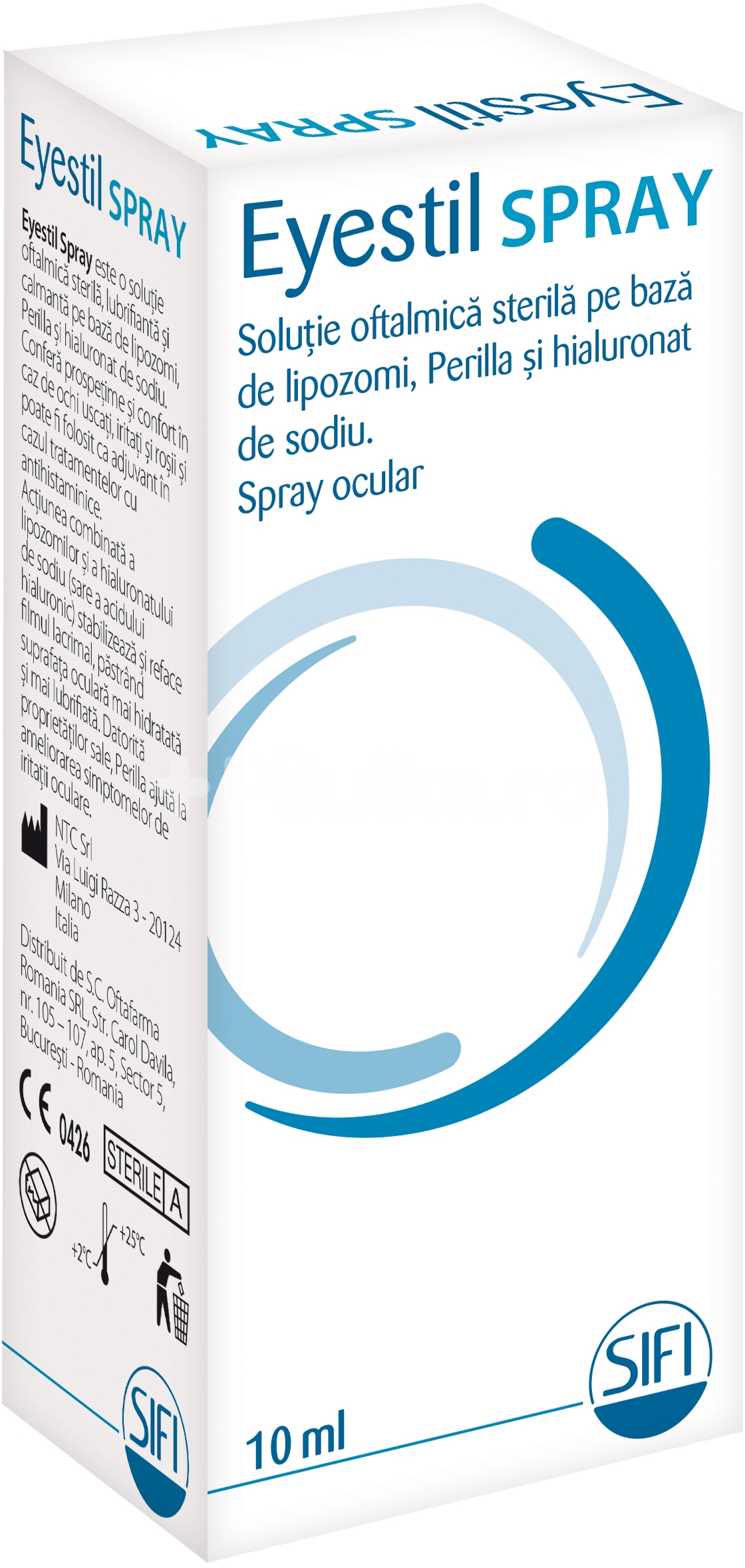 Picaturi si solutii oftalmice - Eyestil Spray solutie oftalmica x 10ml, medik-on.ro
