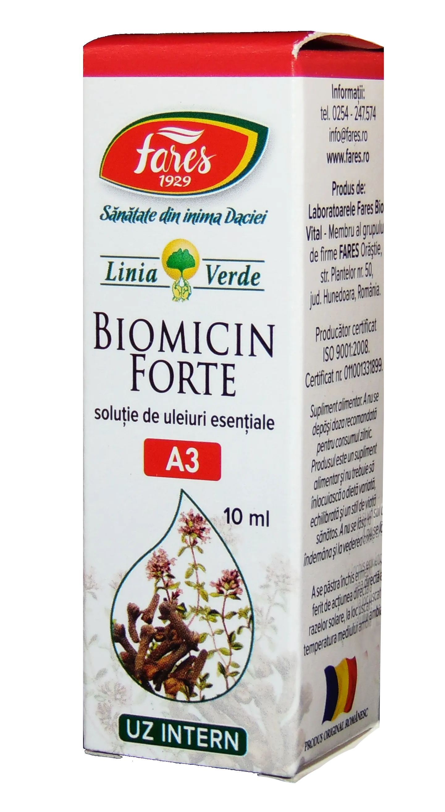 Uleiuri esentiale si medicinale - Fares Biomicin Forte x 10ml, medik-on.ro