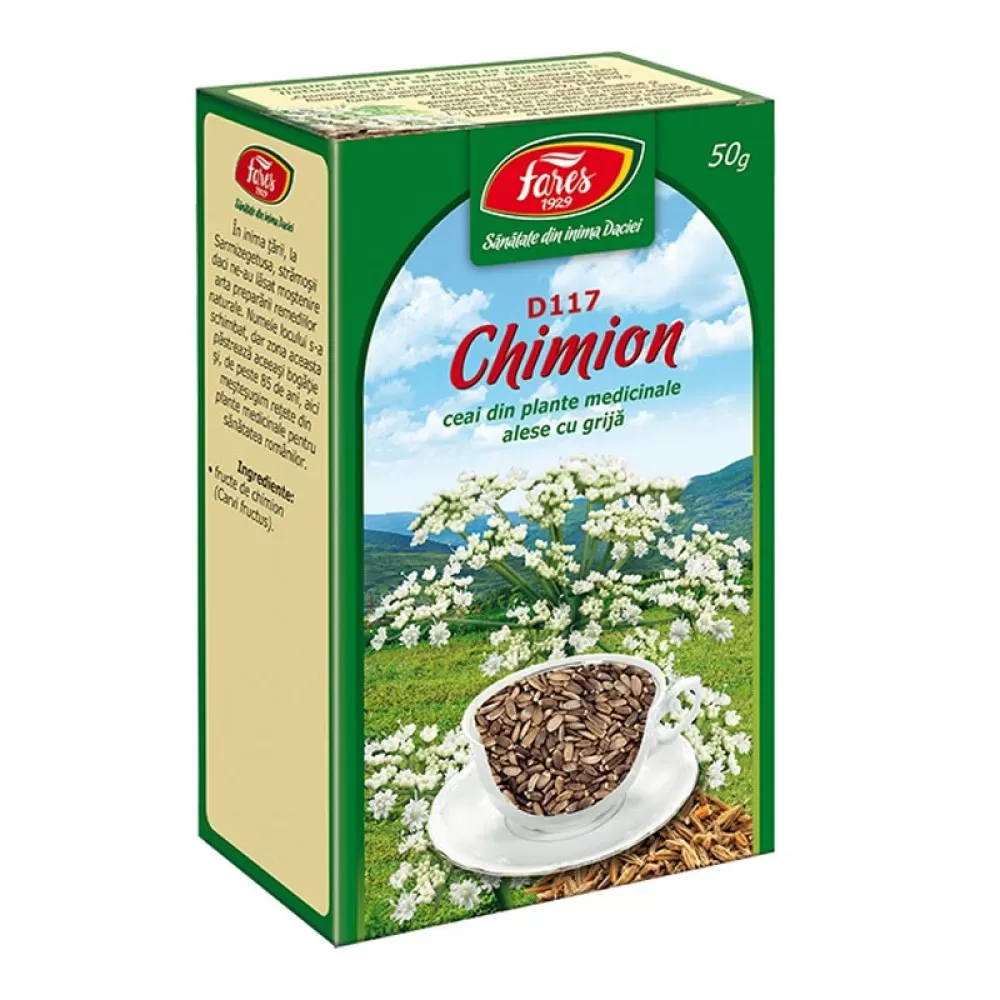Ceaiuri - Fares ceai chimion x 50 grame, medik-on.ro