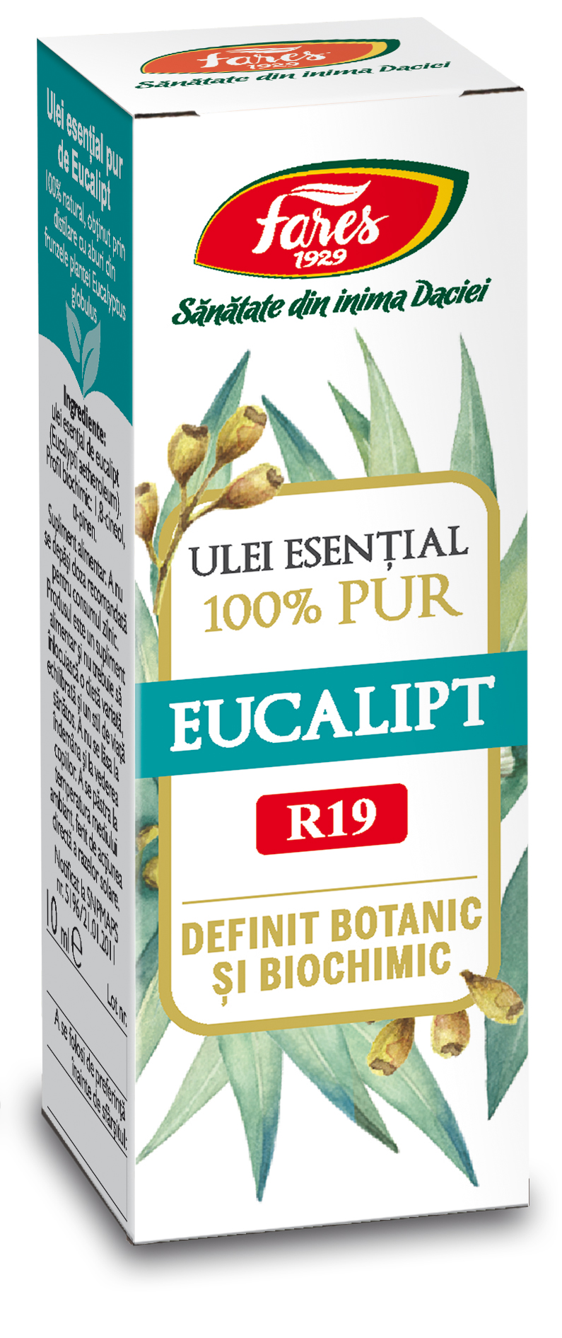 Uleiuri esentiale si medicinale - Fares ulei de Eucalipt x 10ml, medik-on.ro