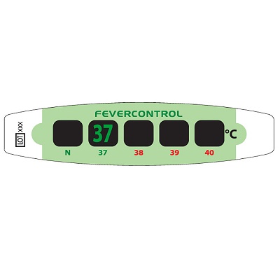 Termometre - Fevercontrol termometru de frunte cu cristale lichide, medik-on.ro