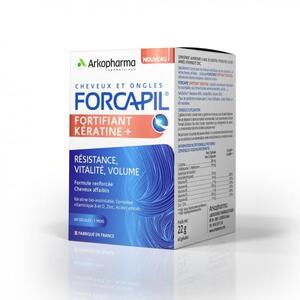 Tratamente impotriva caderii parului - Forcapil fortifiant Keratine+ x 60 comprimate, medik-on.ro