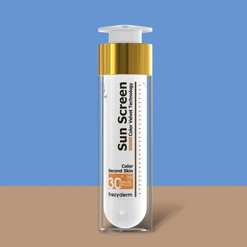 Produse cu SPF pentru fata - Frezyderm Sunscreen Color velvet crema de fata cu SPF30+ x 50ml, medik-on.ro