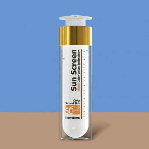 Produse cu SPF pentru fata - Frezyderm Sunscreen Color velvet crema de fata cu SPF50+ x 50ml, medik-on.ro