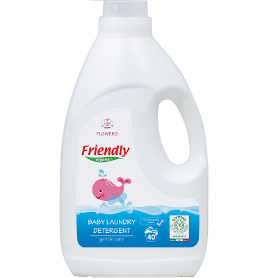 Detergenti si dezinfectanti - Friendly Detergent de rufe bebe cu miros de flori x 2000ml, medik-on.ro