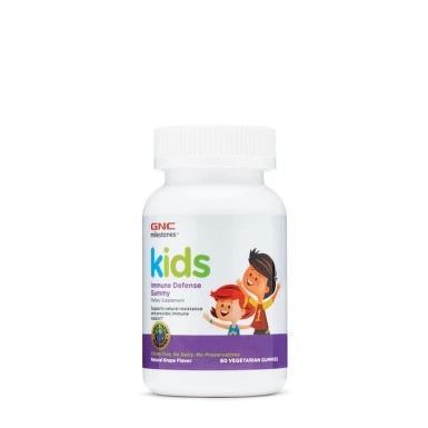 Imunitate - GNC Kids Gummy Immune Defence cu aroma de struguri x 60 jeleuri, medik-on.ro