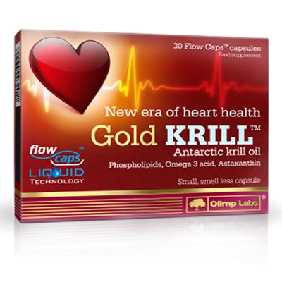 Cardiologie - Gold krill ulei de krill antarctic x 30 capsule, medik-on.ro