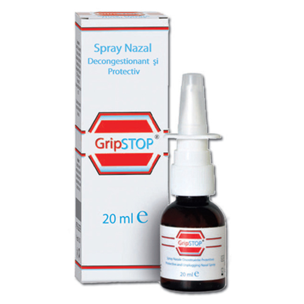 Solutii nazale - GripStop spray nazal x 20ml, medik-on.ro