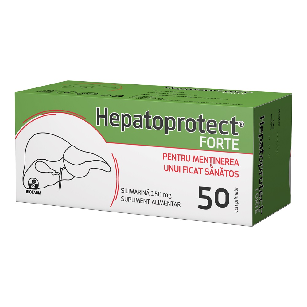Hepatoprotectoare - Hepatoprotect forte x 50 comprimate, medik-on.ro