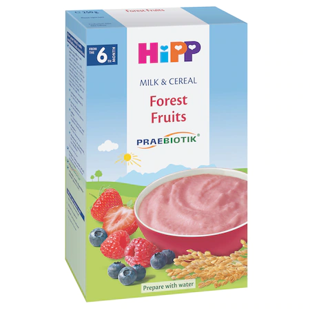 Cereale - Hipp Cereale cu fructe de padure x 250 grame, medik-on.ro