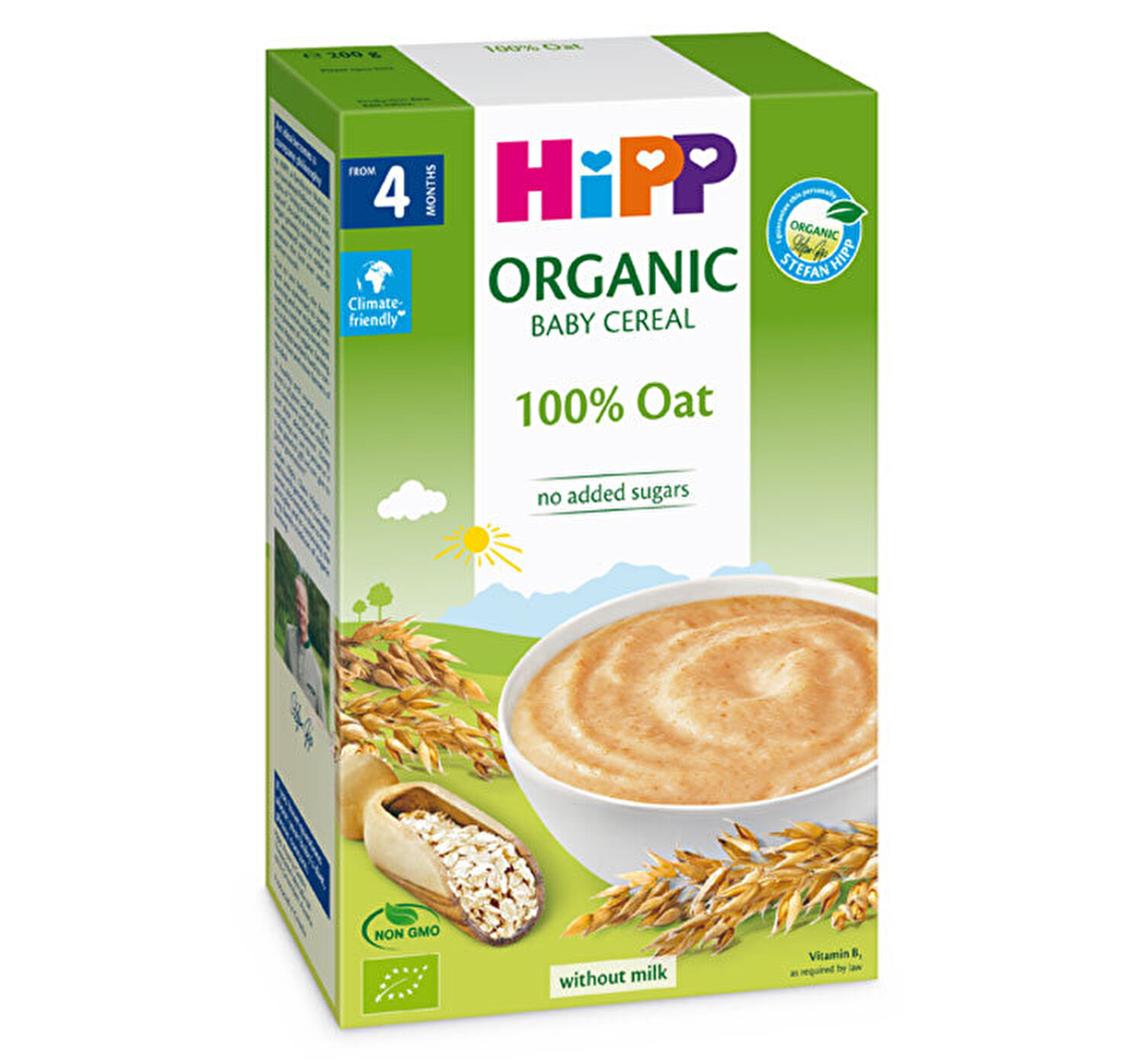 Cereale - Hipp cereale cu ovaz integral pentru copii x 200 grame, medik-on.ro
