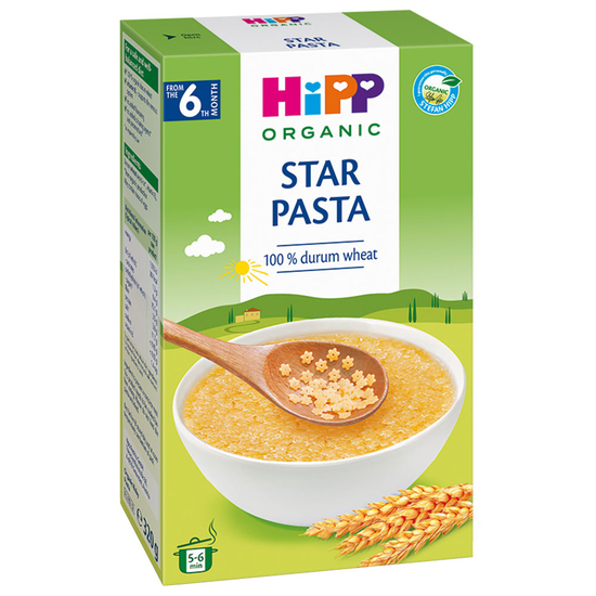 Paste copii - Hipp paste pentru copii Star Pasta x 320 grame, medik-on.ro