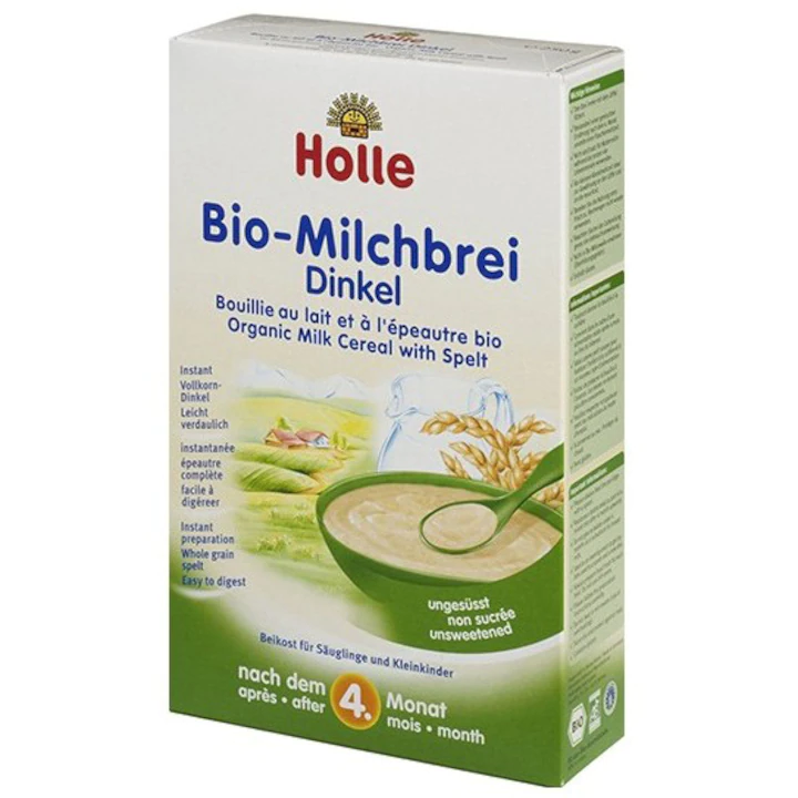 Cereale - Holle piure de grau spelta si lapte x 250 grame, medik-on.ro