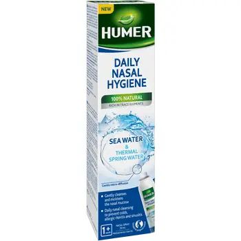 Solutii nazale - Humer Daily Spray nazal pentru igiena zilnica cu apa termala x 50ml, medik-on.ro