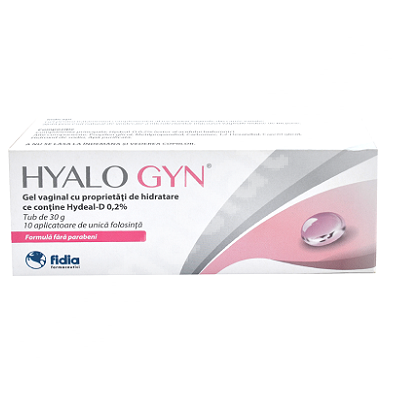 Antimicotice si probiotice locale (zona genitala) - Hyalo Gyn Gel cu 10 aplicatoare x 30 grame, medik-on.ro