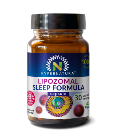 Calmante si somn linistit - Hypernatura Lipozomal Sleep formula x 30 comprimate, medik-on.ro