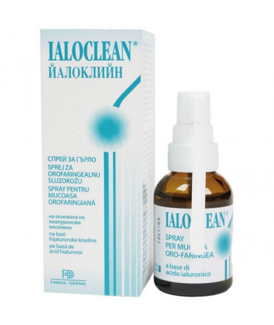 Dureri de gat - Ialoclean spray pentru gat x 30ml, medik-on.ro