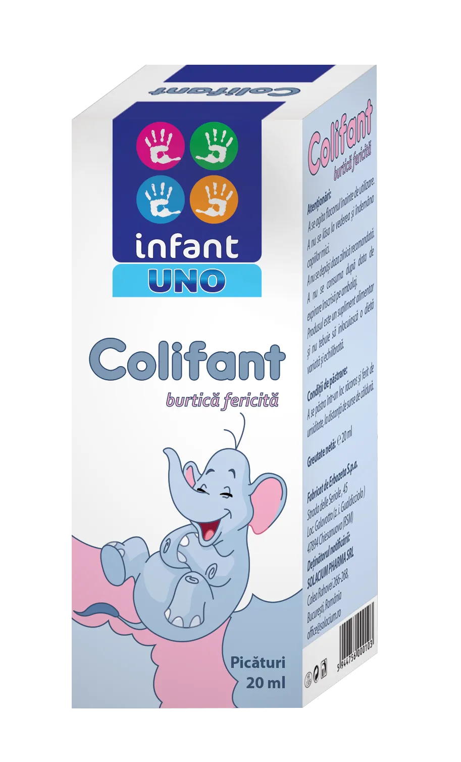 Colici copii - Infant uno colifant x 20 ml, medik-on.ro