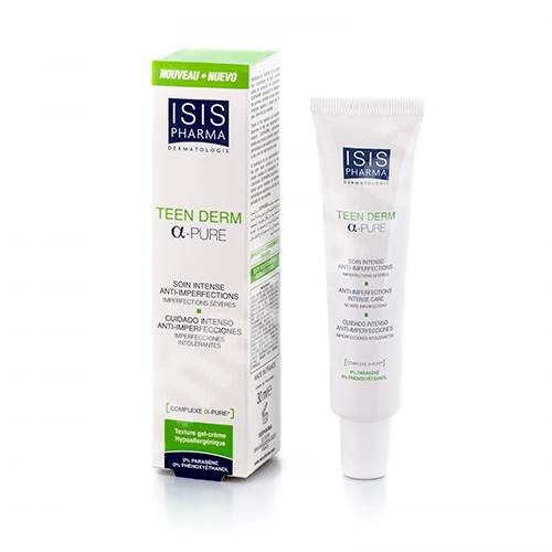 Ingrijire ten gras-acneic - Isis Pharma Teen Derm A-pure gel crema acnee severa x 30ml, medik-on.ro
