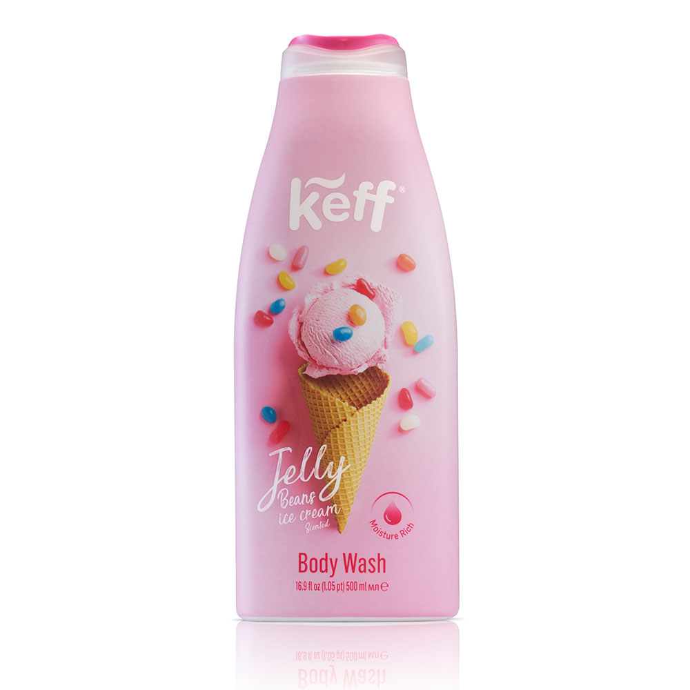 Curatare piele normala - Keff Gel de dus Jelly Beans x 500ml, medik-on.ro