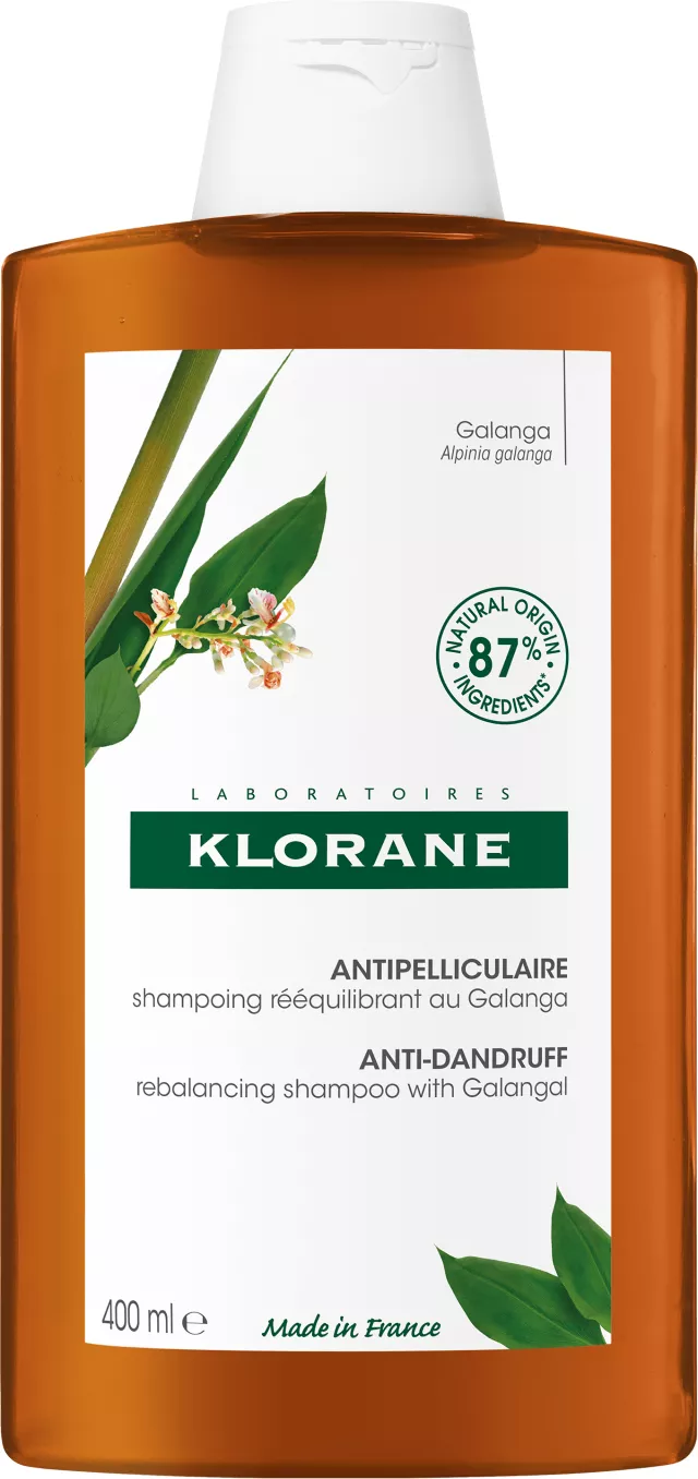 Sampon - Klorane Hair Sampon anti-matreata cu Galangal x 400ml, medik-on.ro